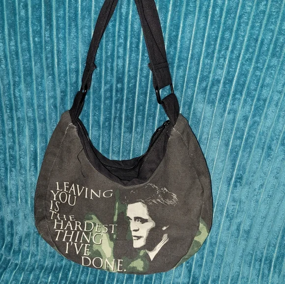 Vintage Y2K Licensed Twilight Edward Cullen Hobo Purse Bag Merch - Picture 1 of 2